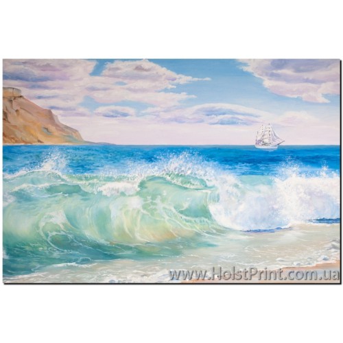 Картины море, Морской пейзаж, ART: MOR888020, , 168.00 грн., MOR888020, , Морской пейзаж картины